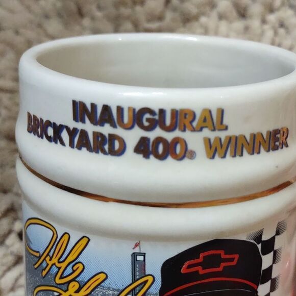Jeff Gordon Inaugural Brickyard 400 Race Winner Beer Stein with Stats‎ - Picture 2 of 6